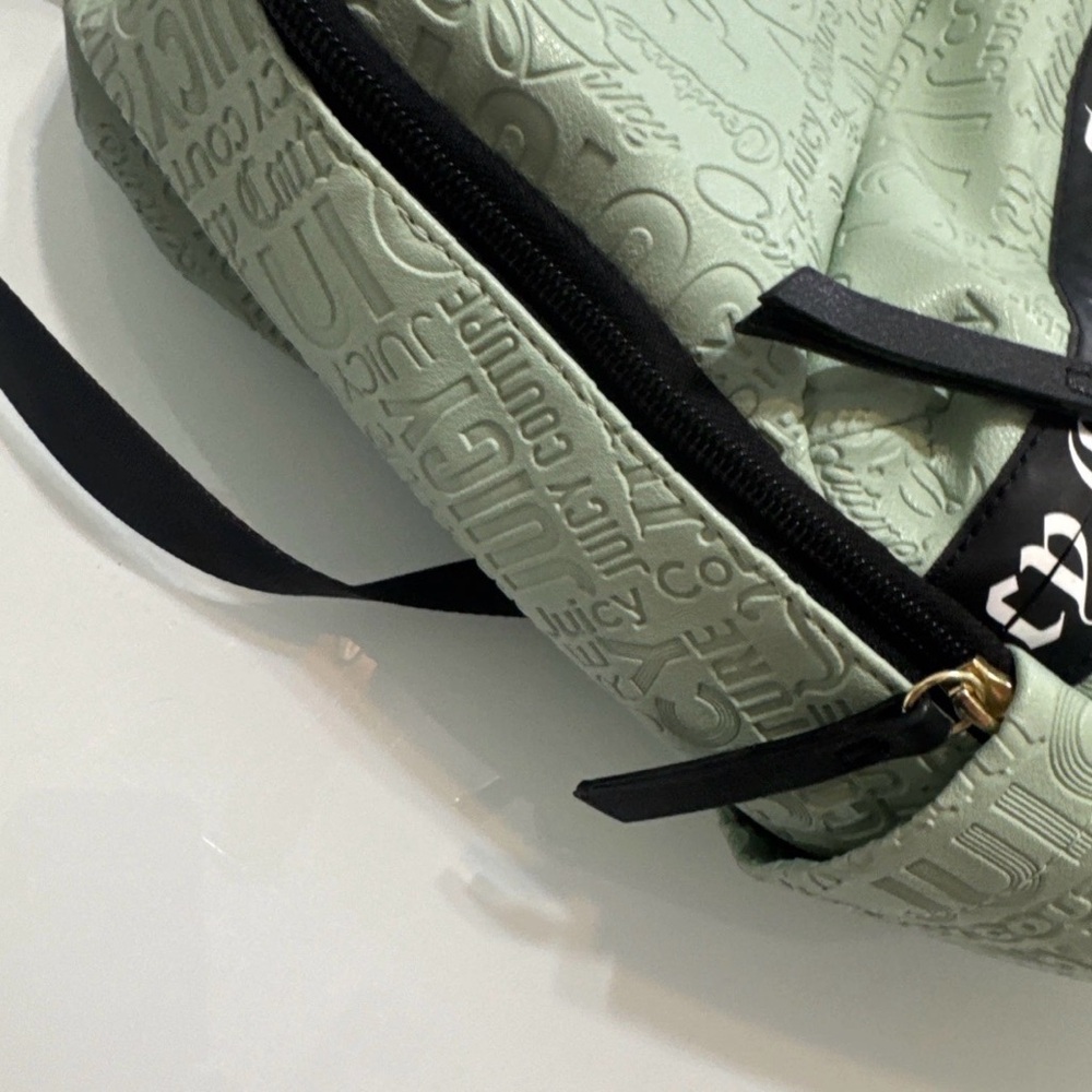 Juicy Couture Embossed Mint Color Backpack - image 5